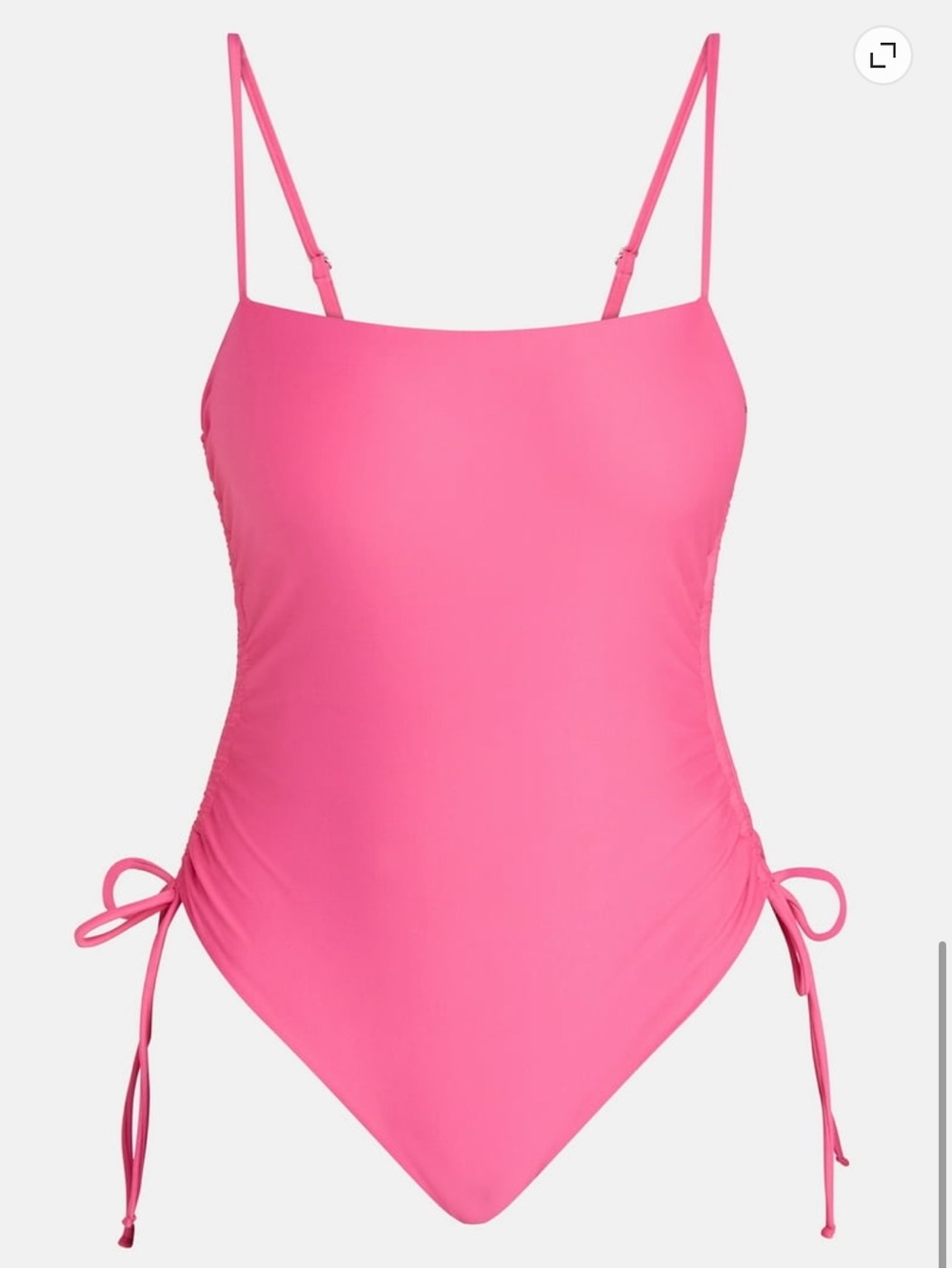 No Boundaries | Women’s XXS Hot Pink Cheeky High Leg One-Piece Swimsuit | NWT |